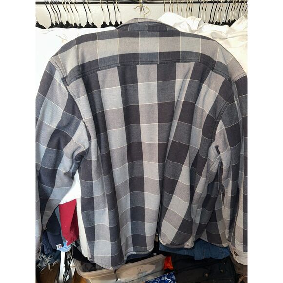 Plaid Men's XXL Jacket World Island Coat Button Up Shirt Extra Extra Large - Picture 3 of 3